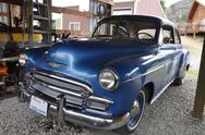 1950 Chevy Deluxe 2-door sedan, built 261 ci 6-cyl, Saginaw 3-speed, 3.25 rear e